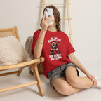 Santa Skeleton 'On the Naughty List and Regret Nothing' Tee | Christmas Punk Shirt
