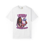 I Sprinkle This Stuff On Everything T-shirt | Retro Woman Pouring Seasoning Illustration