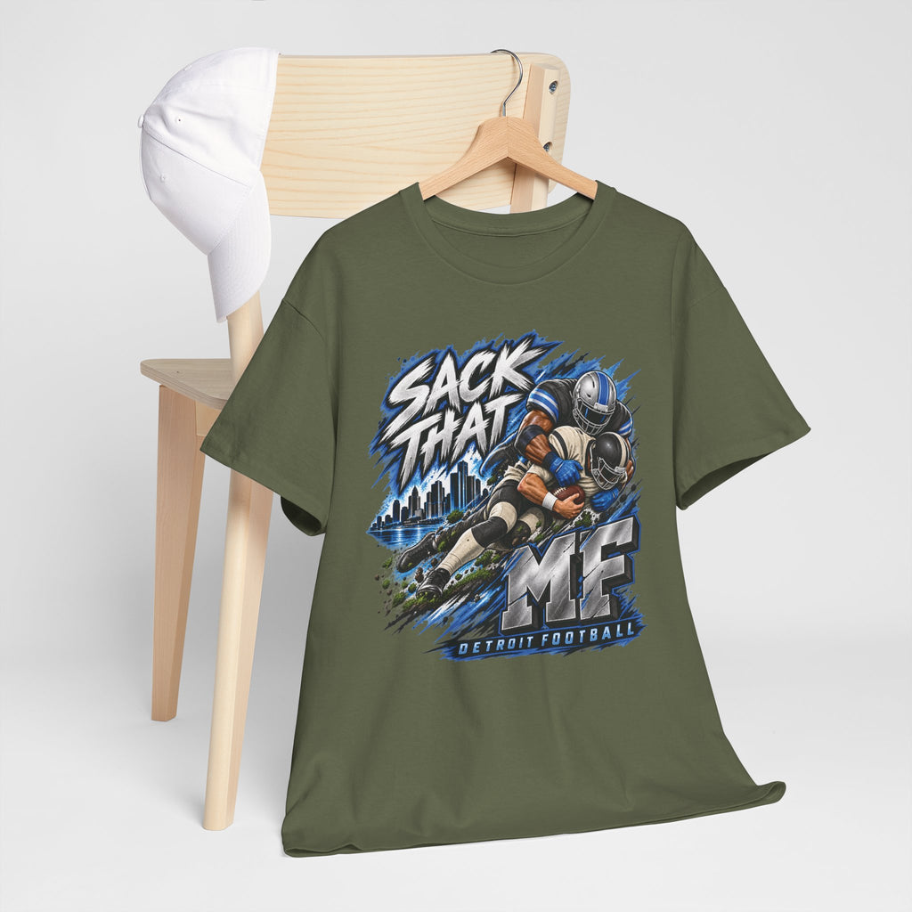 Sack That MF Lions football Graphic T-Shirt