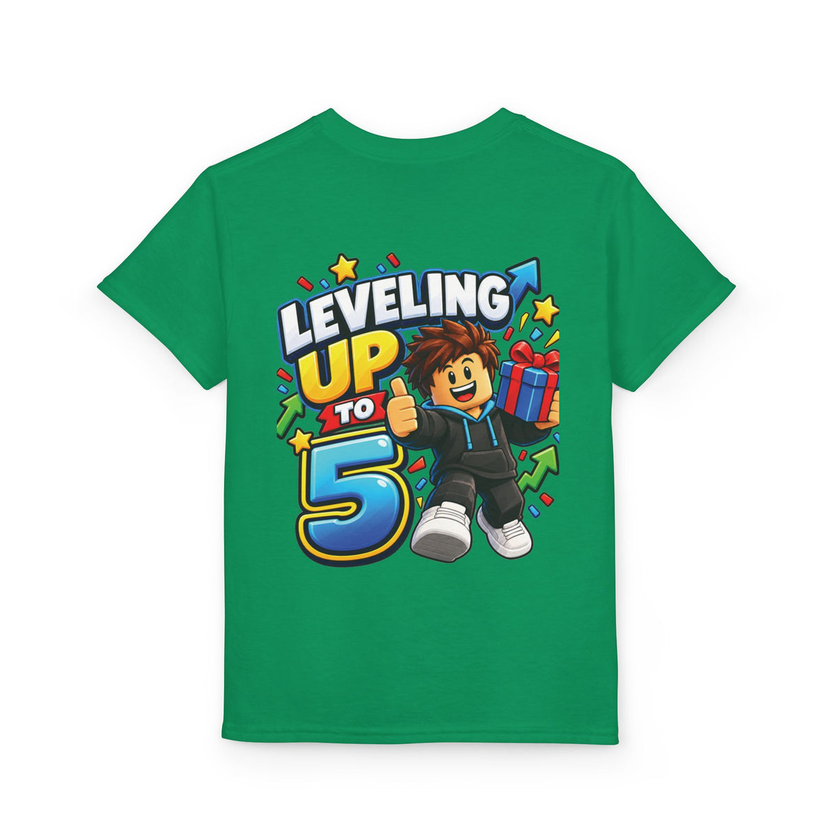 Roblox Birthday “Leveling Up to 5” Youth T-Shirt