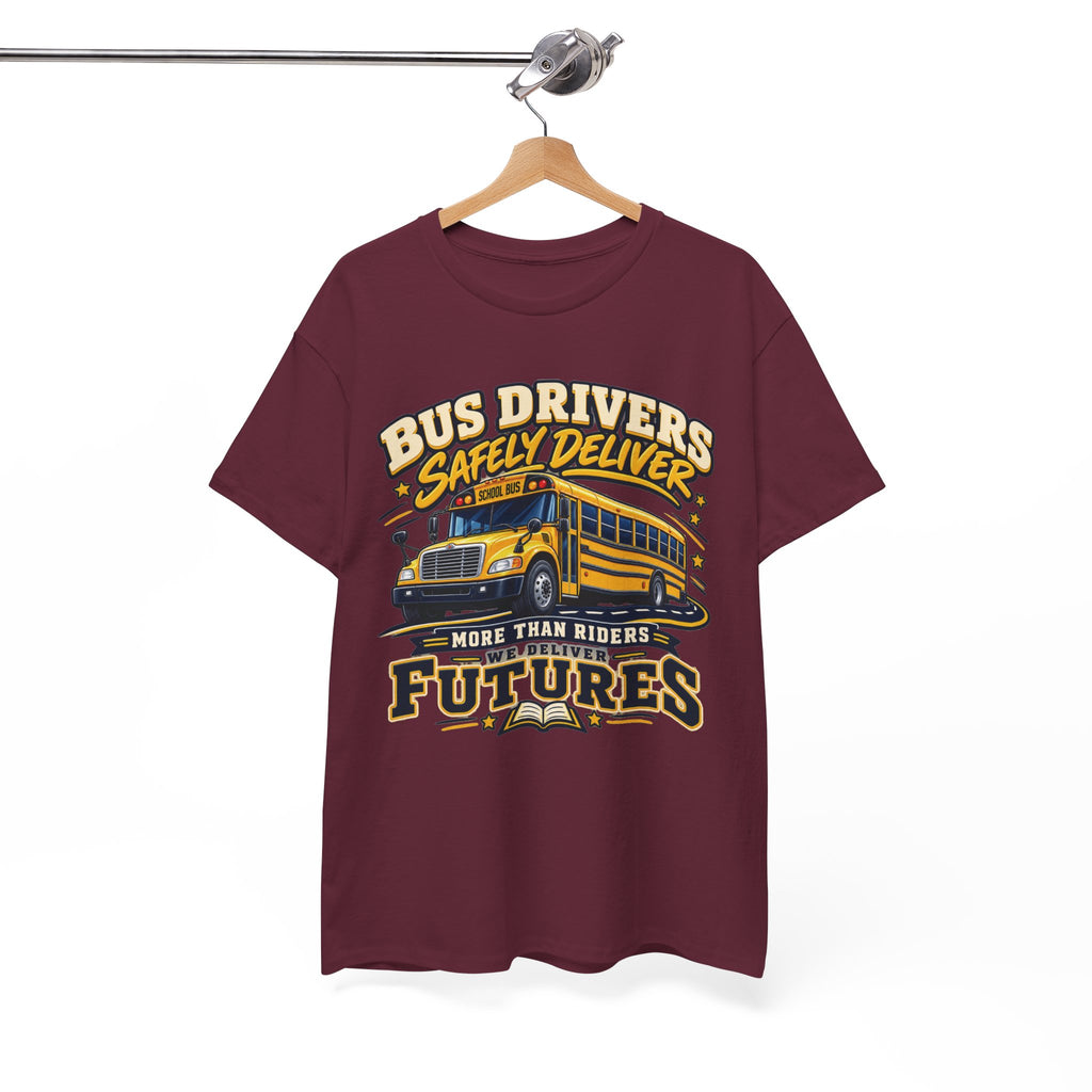 Bus Drivers Safely Deliver Futures Graphic T-Shirt