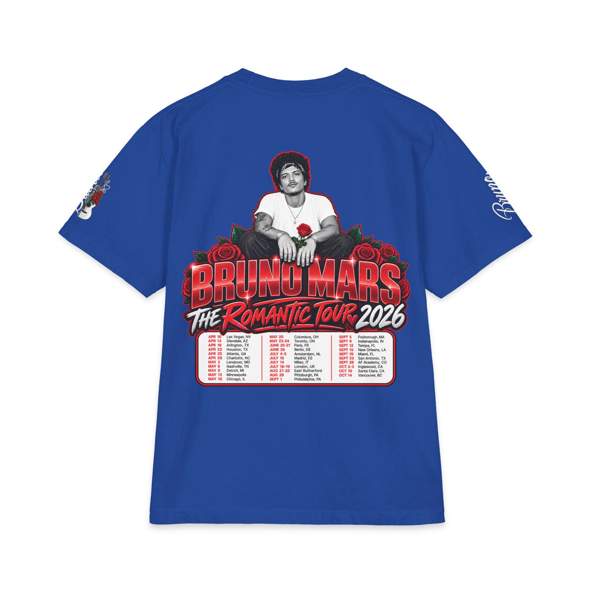 Bruno The Romantic Tour 2026 T-Shirt | Concert Tee