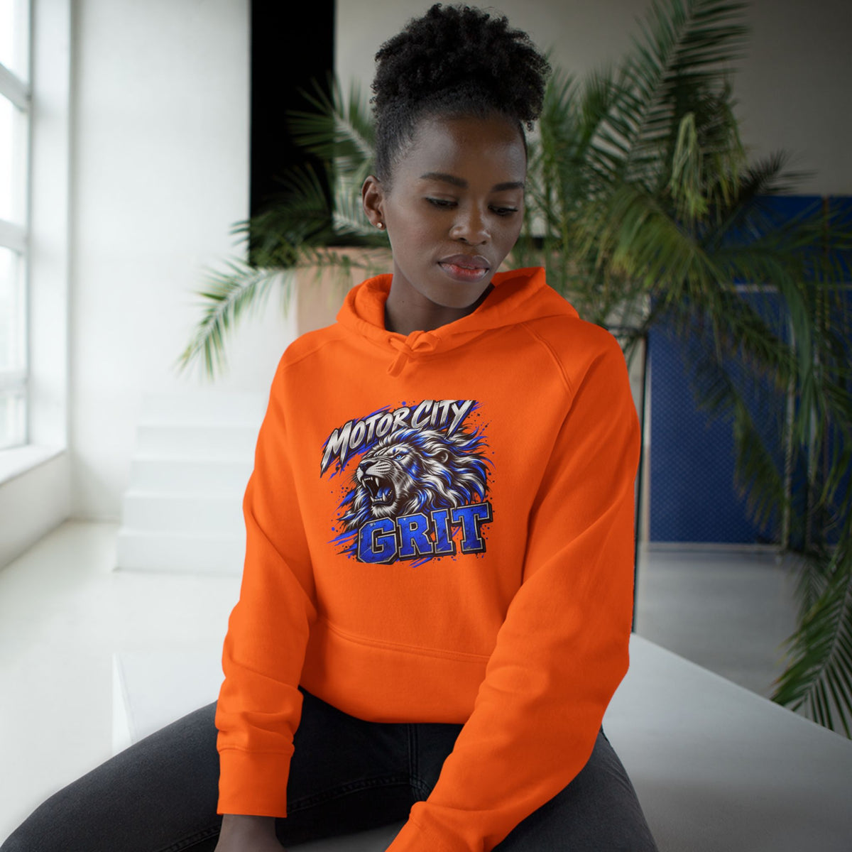 Detroit Motor City Grit & Sack That MF Football Hoodie