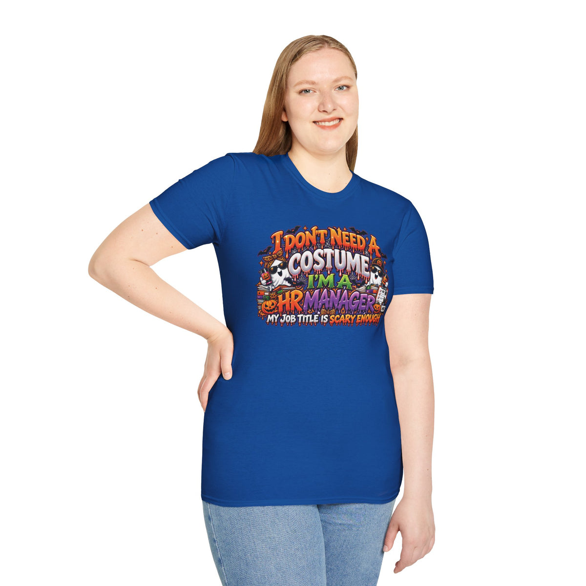 I Dont Need A Costume Im An HR Manager T-Shirt | Halloween HR Manager Shirt