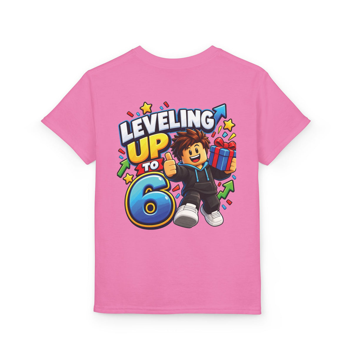Roblox Birthday Leveling Up to 6 Youth T-Shirt