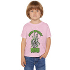 Stay Spooky Bruh toddler t-shirt | Skeleton hand graphic, Halloween kids top