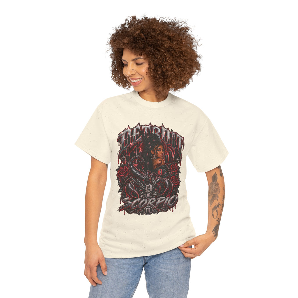 Scorpio Gothic Snake Woman T-Shirt | Zodiac Scorpio Tee
