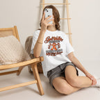 God Walks orange awareness ribbon T-Shirt | I'll Never Walk Alone, Faith Support