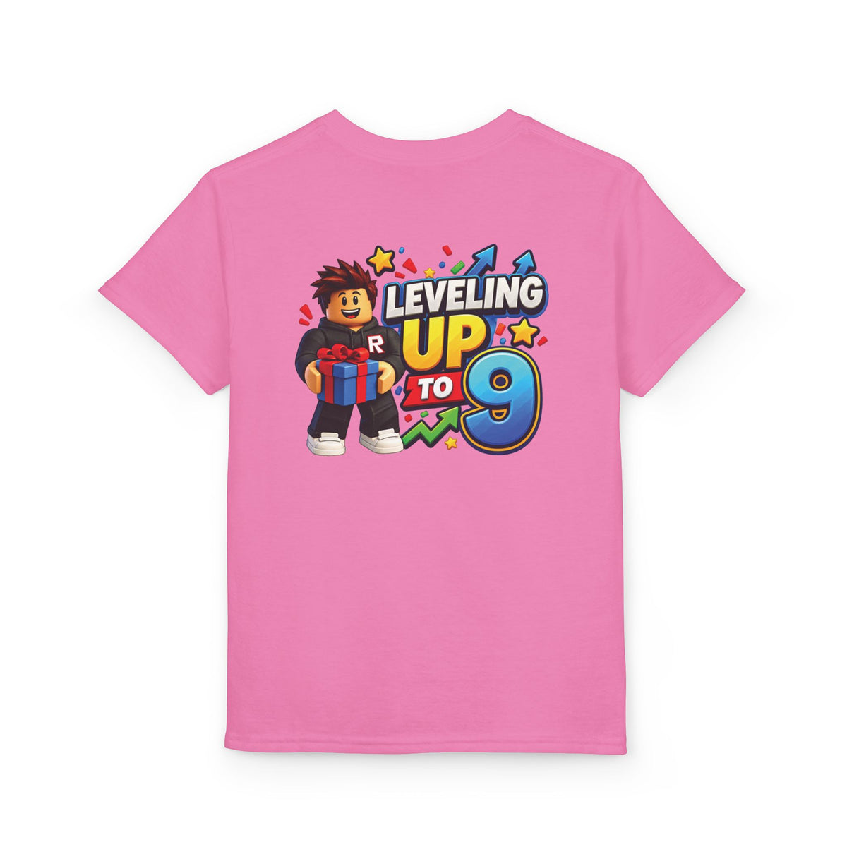 Roblox Birthday Leveling Up 9 Youth T-Shirt