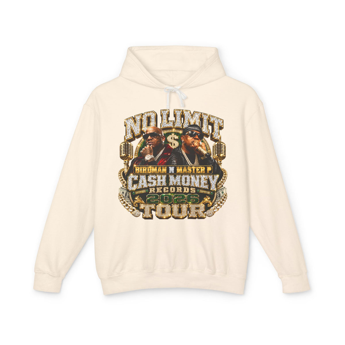 No Limit Cash Money Tour Hoodie | Vintage Rap Tour Graphic Hoodie