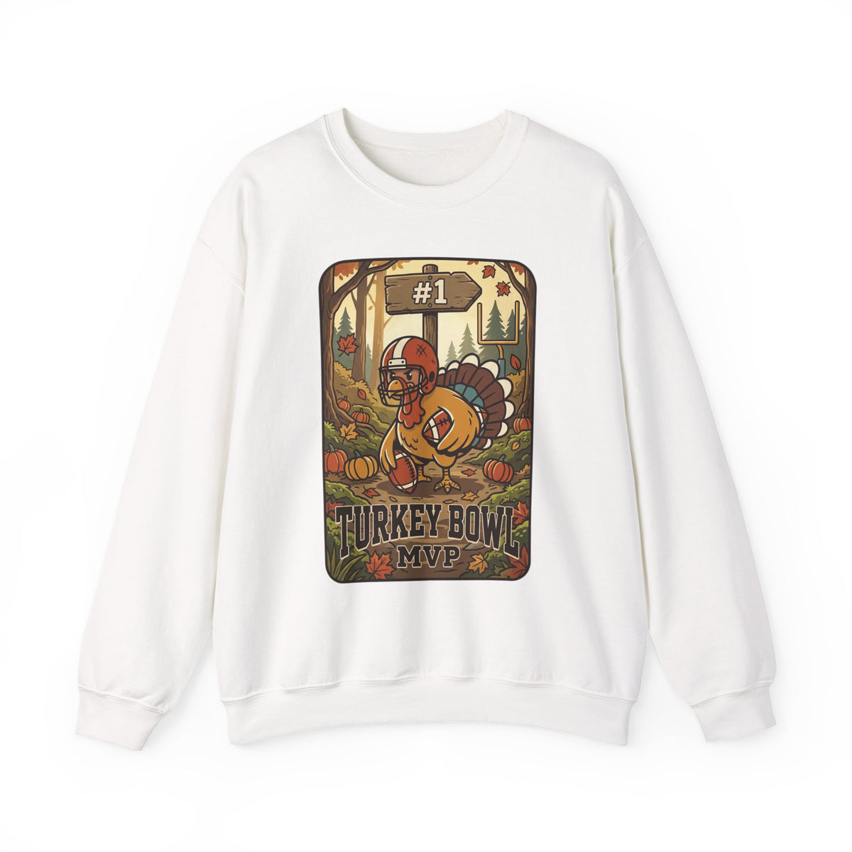 Turkey Bowl MVP Sweatshirt | Thanksgiving Football Turkey