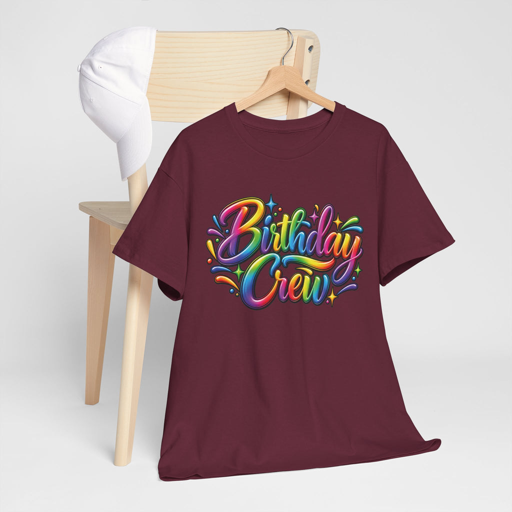 Birthday Crew Colorful Celebration T-Shirt