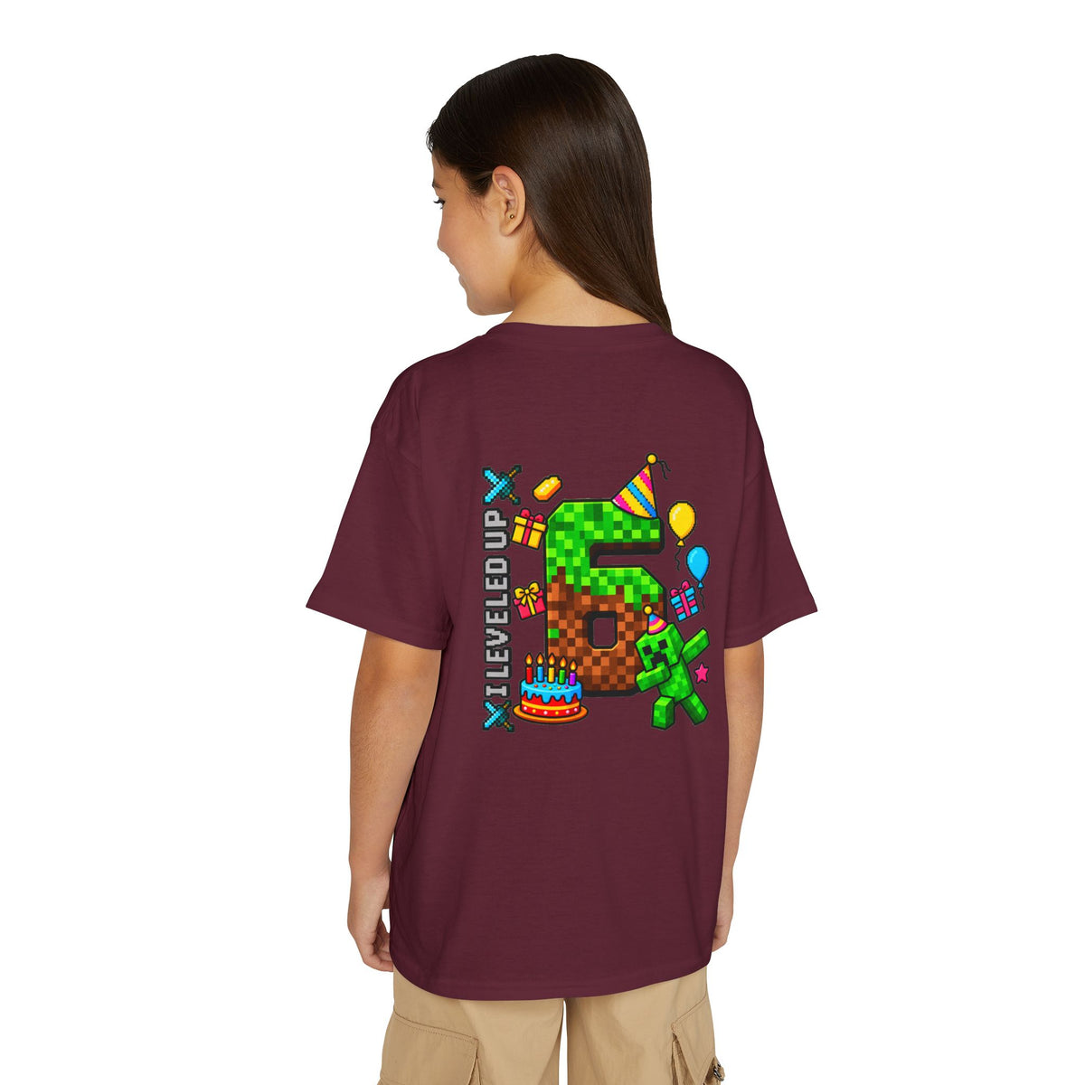 Bruh It’s My Birthday Youth T-Shirt – Pixel Gaming Birthday Shirt