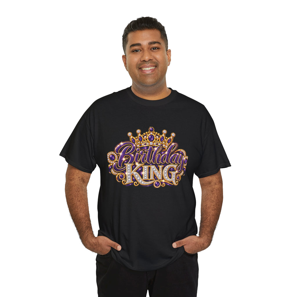 Birthday King Crown Graphic T-Shirt