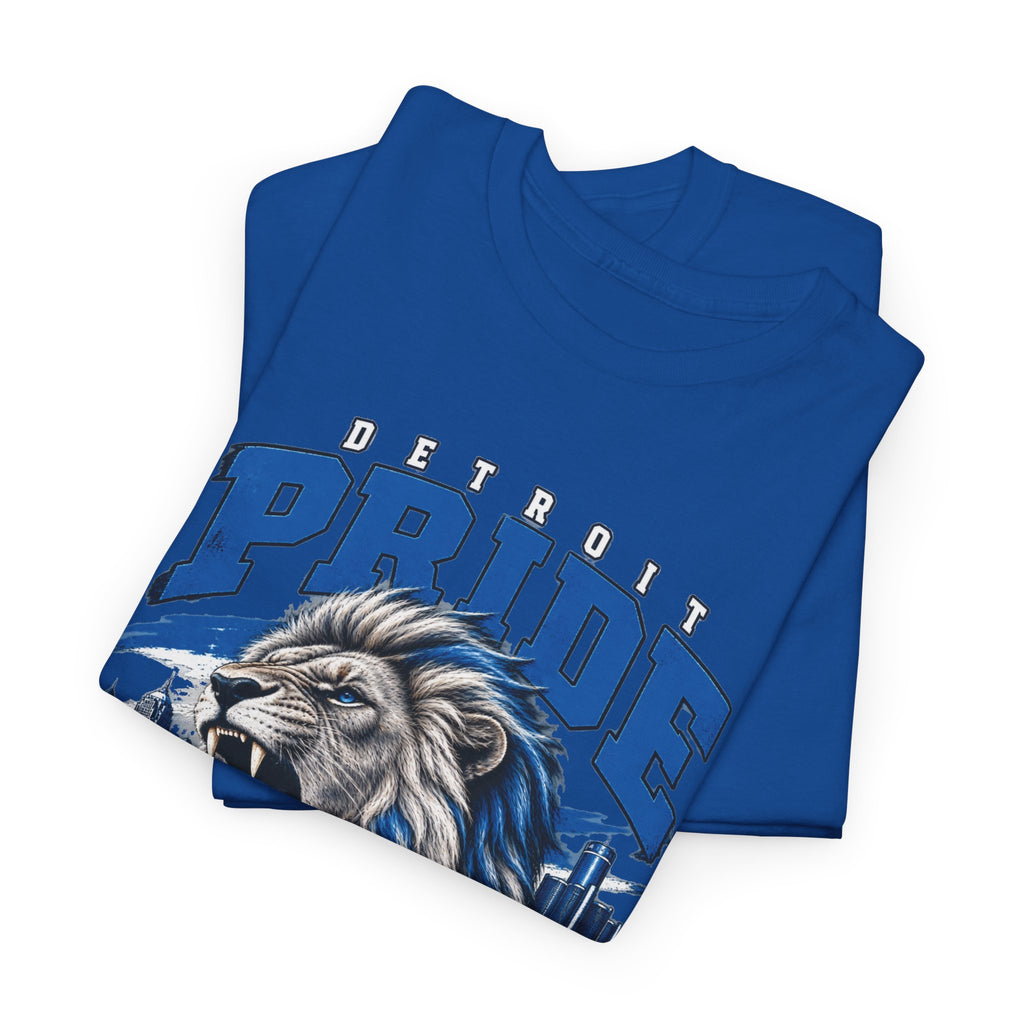 Detroit Pride Comes Before the Fall Lion Graphic T-Shirt