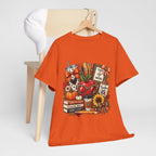 Teacher Love Inspire apple stack T-Shirt | Fall teacher autumn design