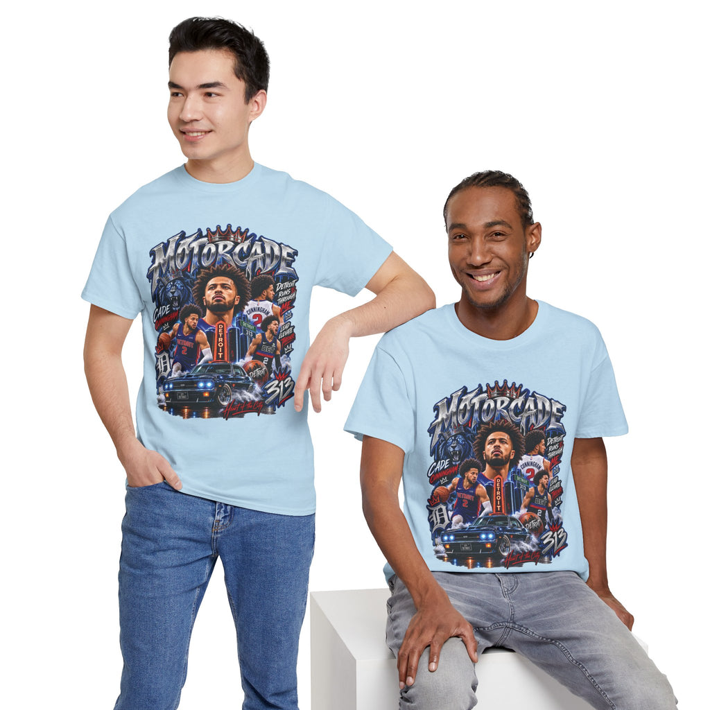 Motorcade Graphic Tee | Vintage Car Rally Illustration