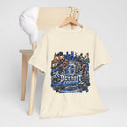 Detroit Legends collage T-Shirt | Motor City skyline, classic cars, musicians