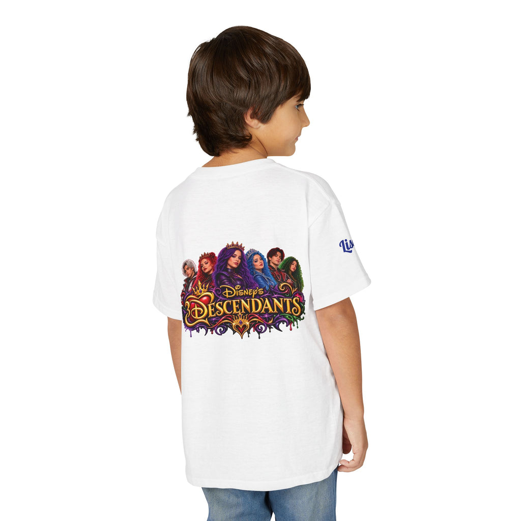 Descendants and Zombies worlds Collide Logo Youth T-Shirt | Movie Character Tee