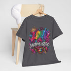 Loud & Unapologetic T-Shirt | Colorful Graffiti Typography, Bold Street Art Tee