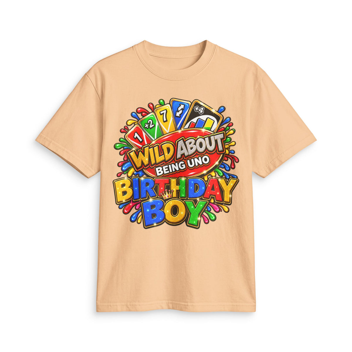 Wild About Being Uno Birthday Boy T-Shirt | Custom Name & Age