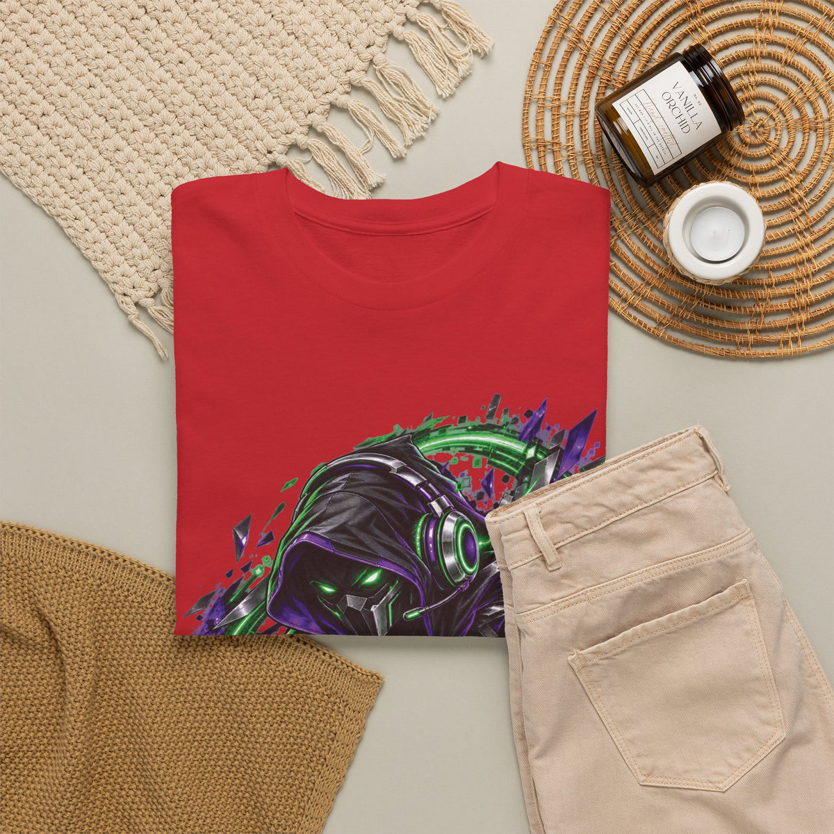 Dark Fantasy Samurai Warrior Video Game T-Shirt