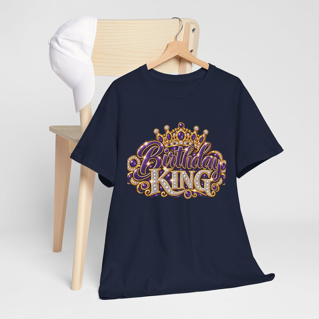 Birthday King Crown Graphic T-Shirt