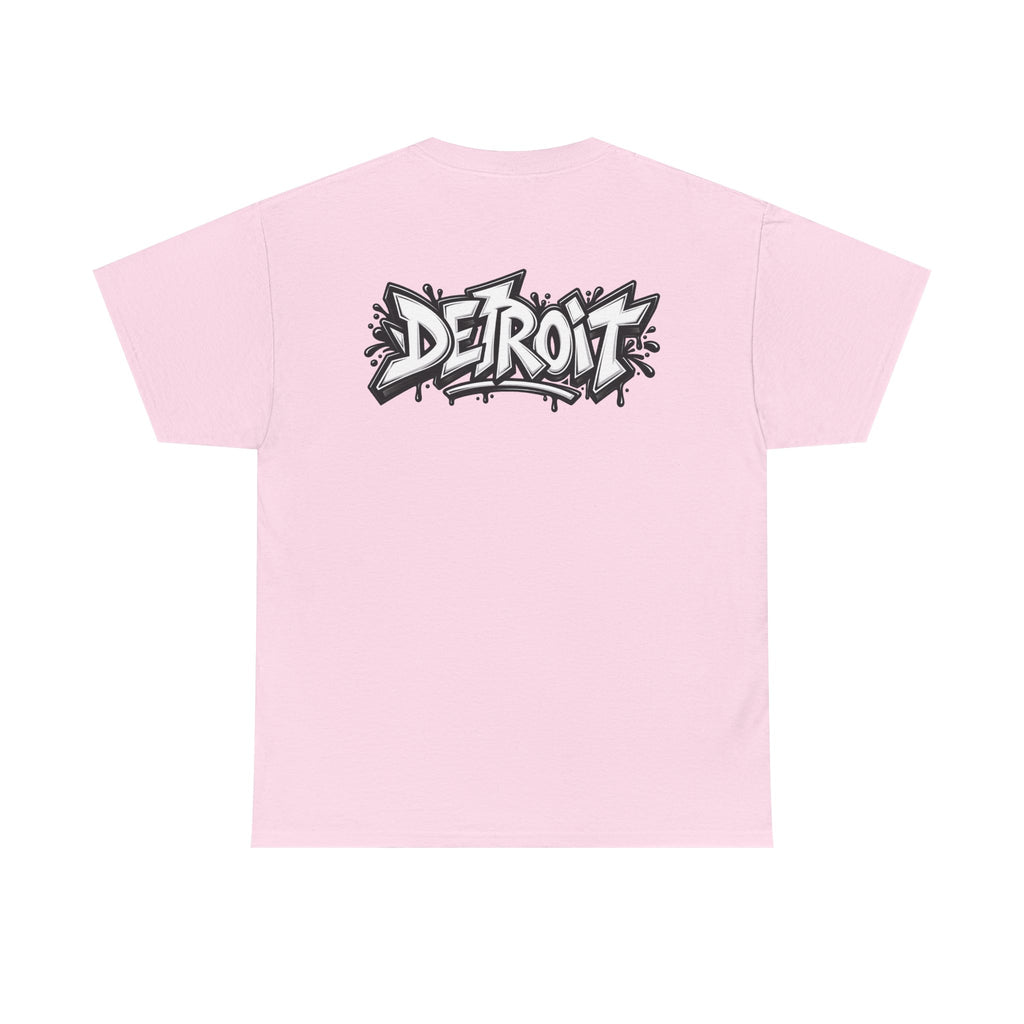 Detroit Lion Graffiti tee | Colorful Drip Lion Detroit Tee