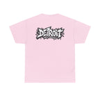 Detroit Lion Graffiti tee | Colorful Drip Lion Detroit Tee