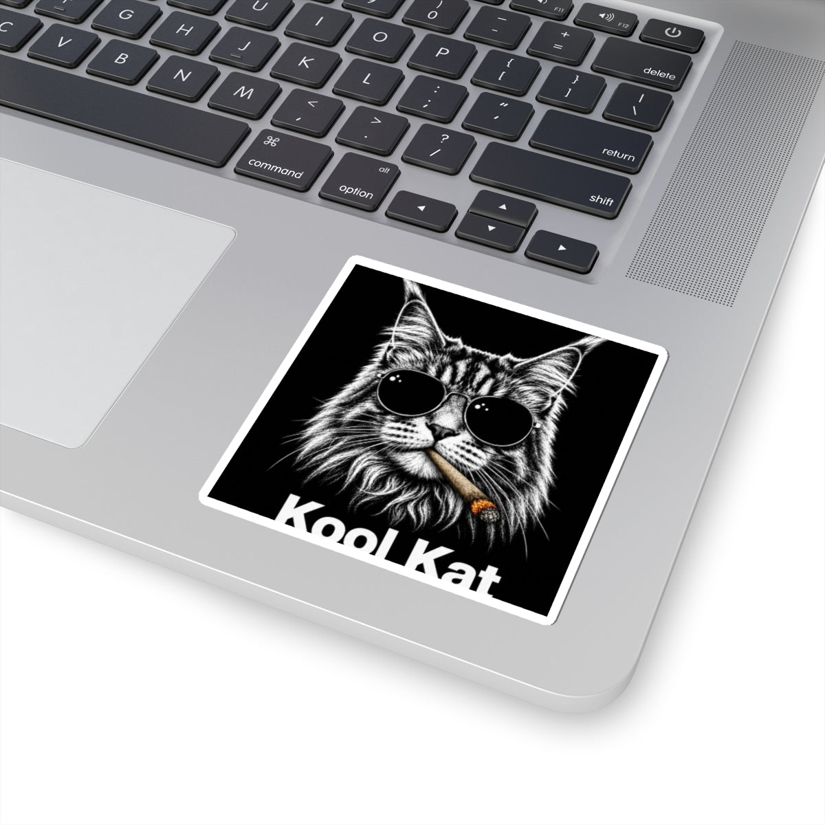 Kool Kat cat with sunglasses and cigar Sticker | Kiss-Cut Sticker
