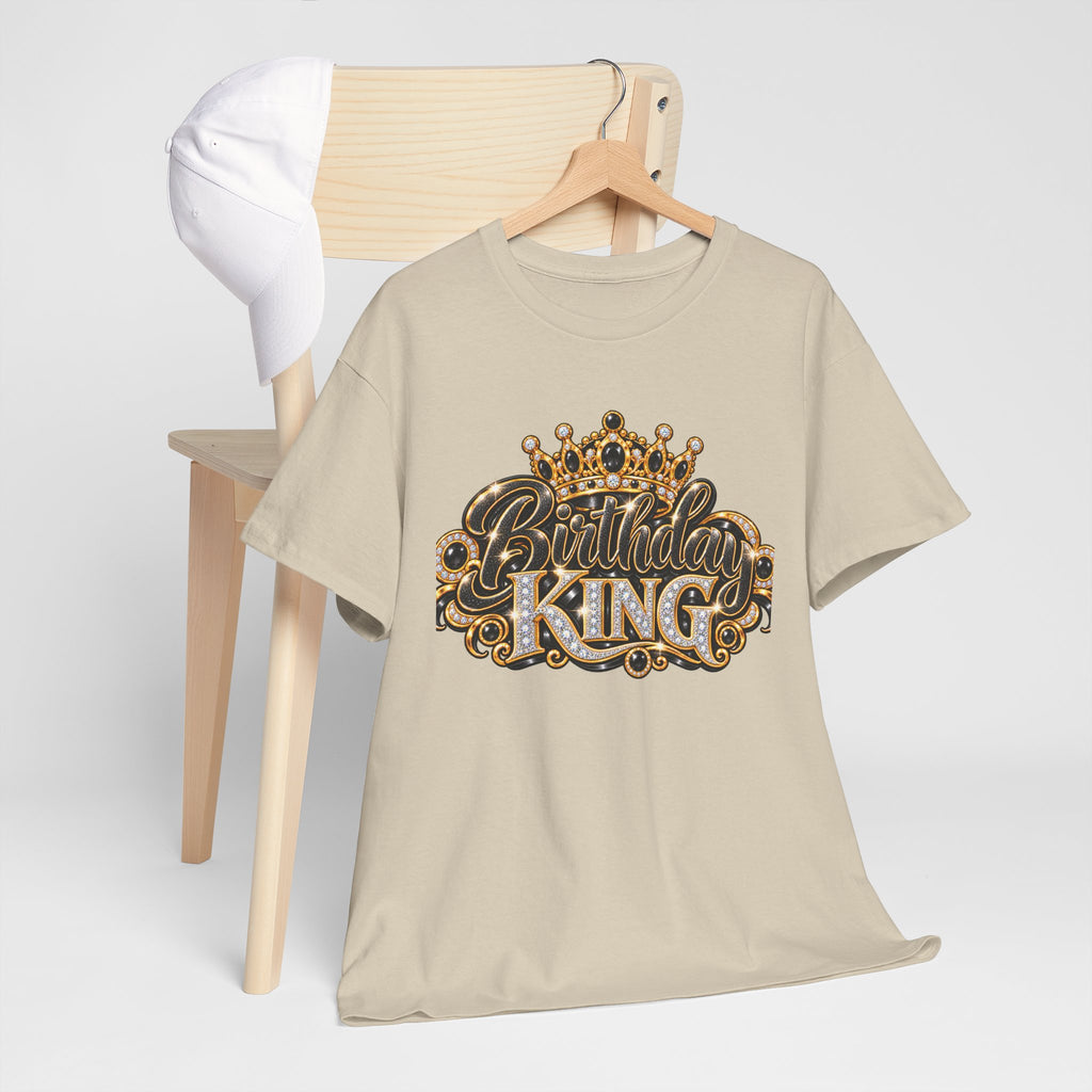 Birthday King Crown Graphic T-Shirt