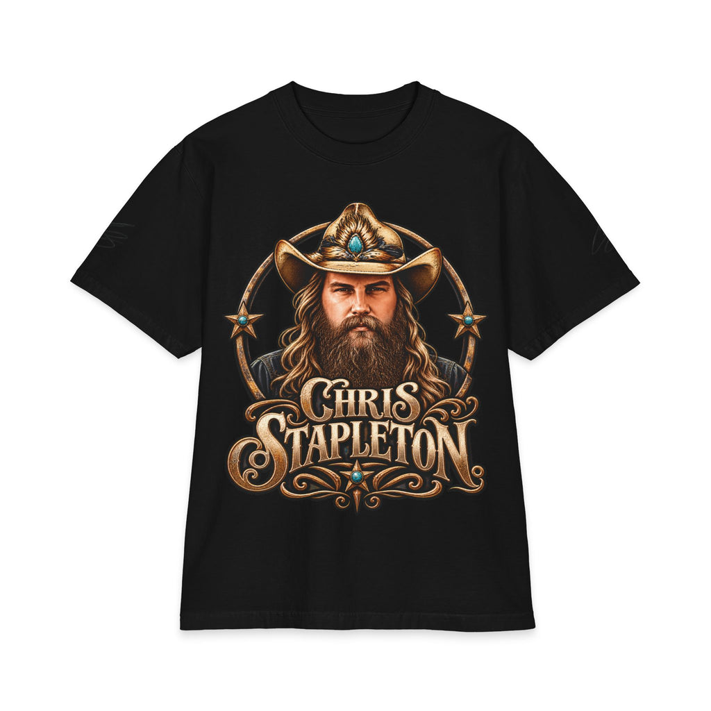 C Stapleton Cowboy Portrait Chris Stapleton T-Shirt | Country Music Tee