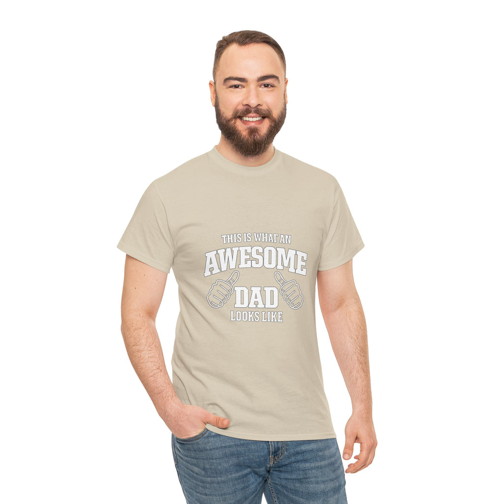 Awesome Dad T-Shirt | "This Is What An Awesome Dad Looks Like", Fathers Day Tee