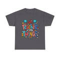 Teacher of Little Things T-Shirt | Colorful Dr. Seuss Style Kids Classroom Tee