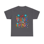 Teacher of Little Things T-Shirt | Colorful Dr. Seuss Style Kids Classroom Tee