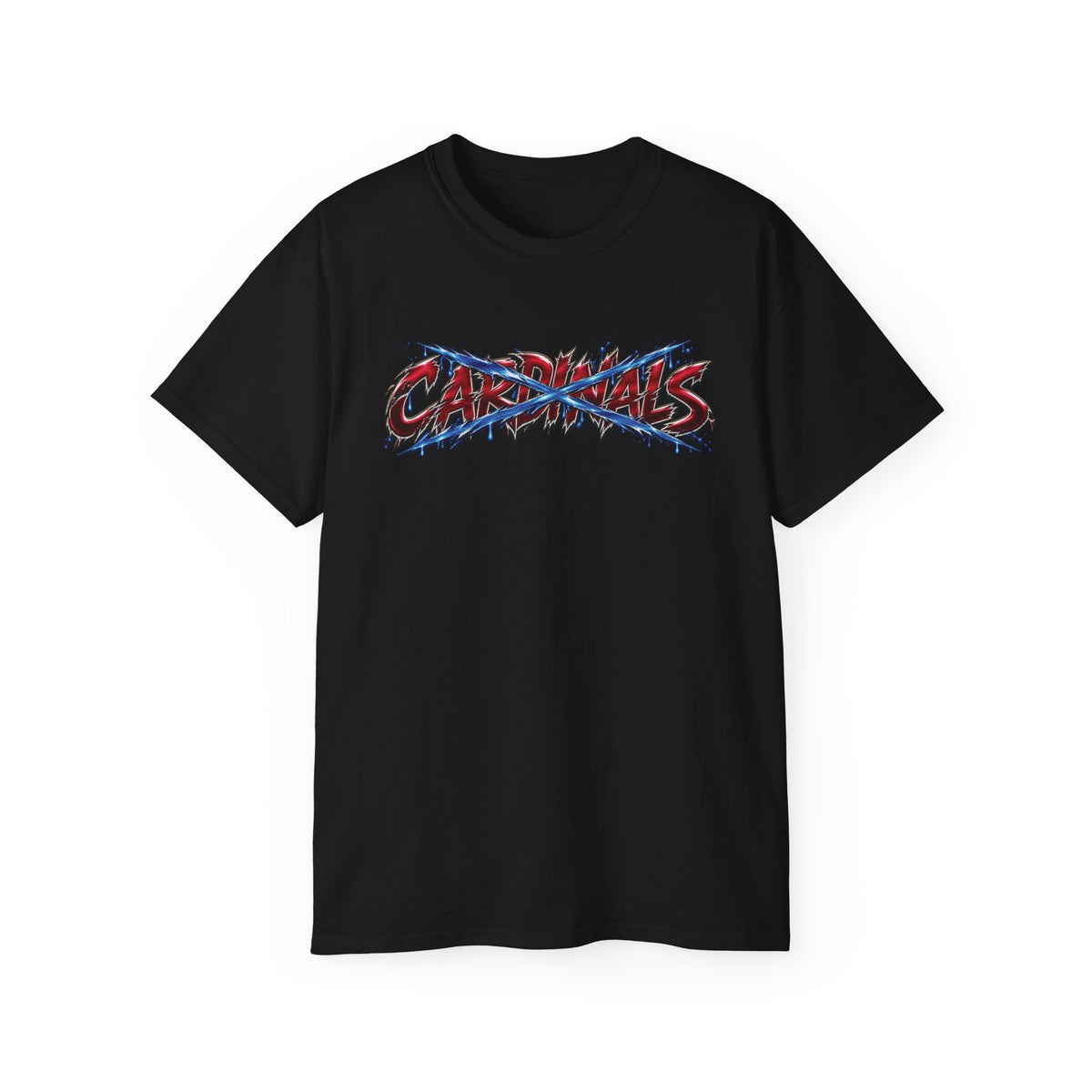 Detroit vs Arizona Rivalry Graphic Tee | Lions vs Cardinals Illustration, Bold Lettering
