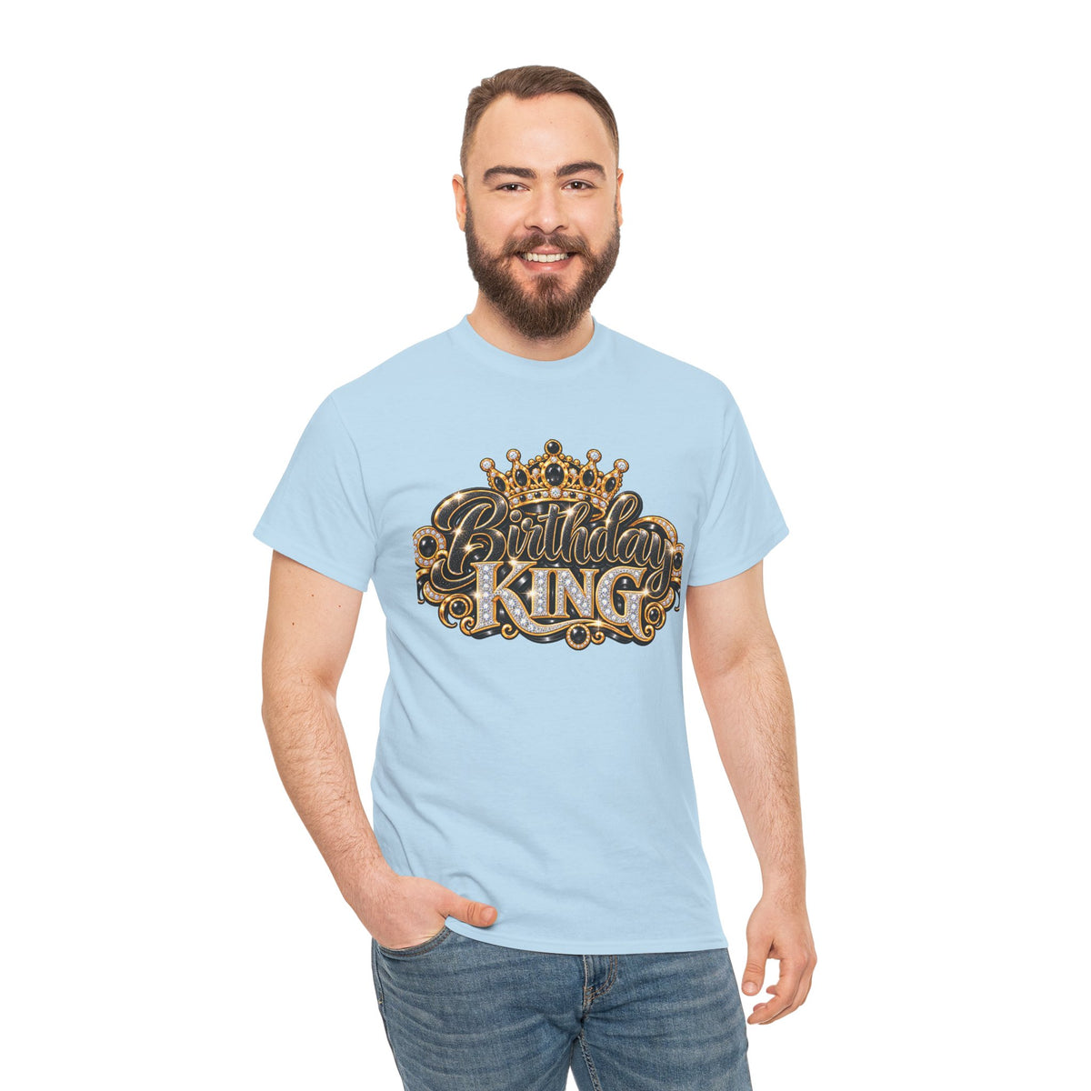 Birthday King Crown Graphic T-Shirt