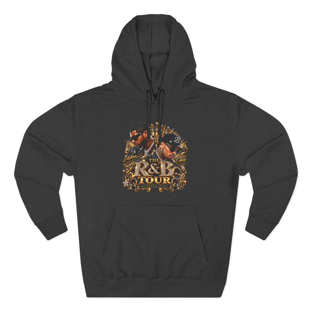 R&B Tour Graphic Hoodie | Music Concert Vintage Portraits