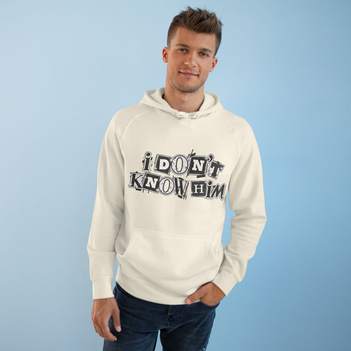 I Don’t Know Him Couples Graphic Hoodie