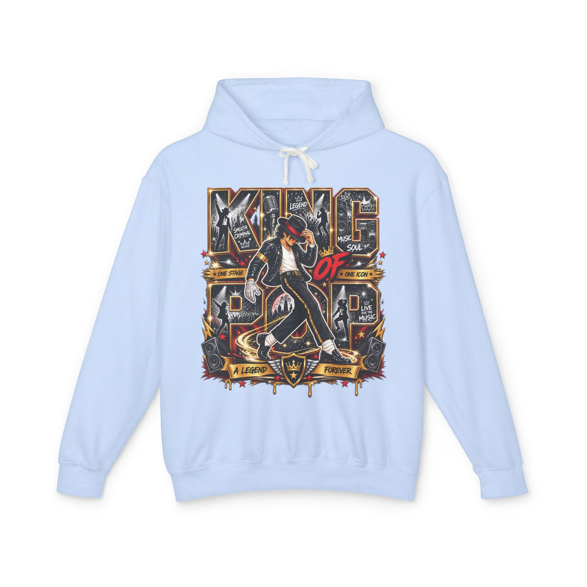 King of Pop Graphic Hoodie | Retro Michael Jackson Tribute