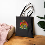 Cash Rules Everything Around Me Tote Bag | Retro Graffiti Money Design