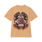 Ten Toes Down feet graphic T-Shirt | streetwear, red black emblem