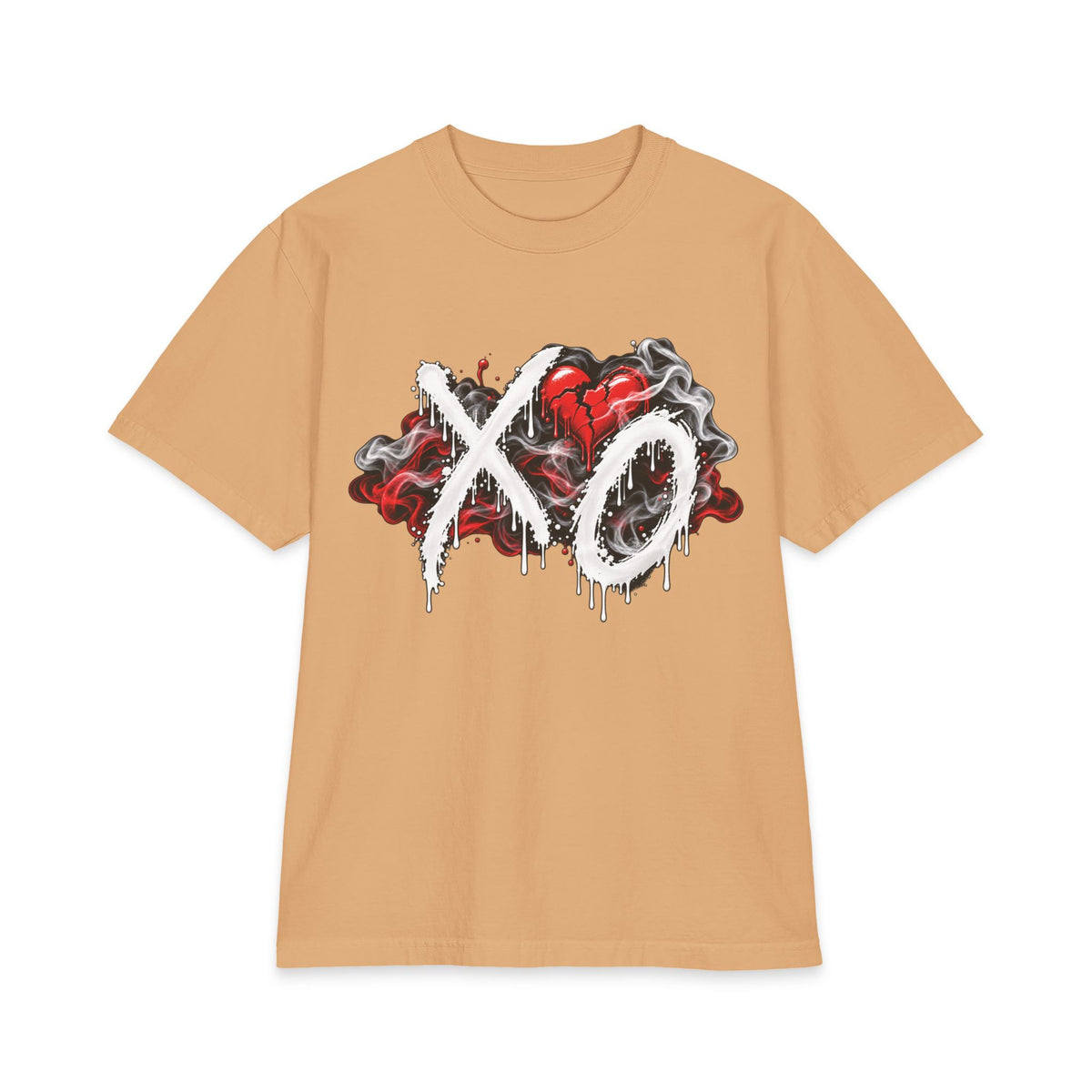 XO Heart Graffiti T-Shirt | Weeknd Triple Portrait Tee