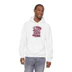 Hey Cancer Skull and Roses Hoodie | Cancer Awareness, Pink Ribbon Design
