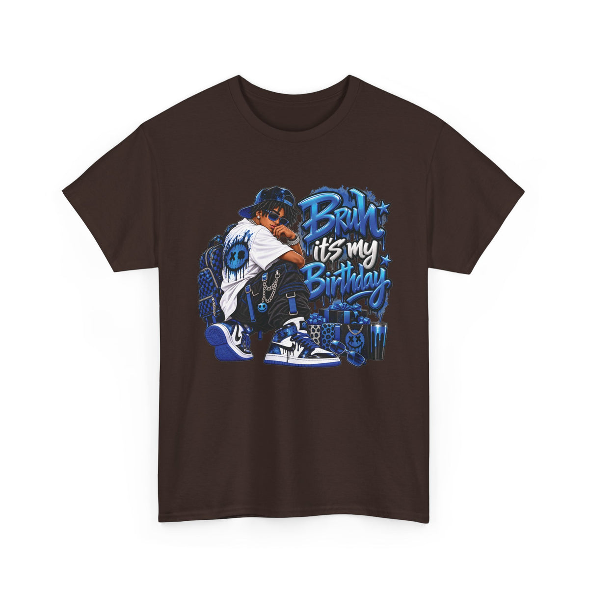 Bruh It’s My Birthday Graphic T-Shirt