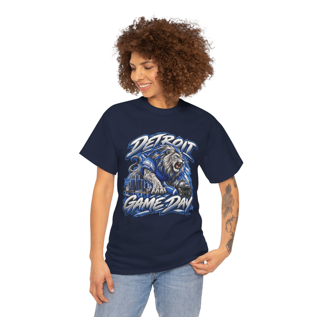 Detroit Game Day Lions Football T-Shirt