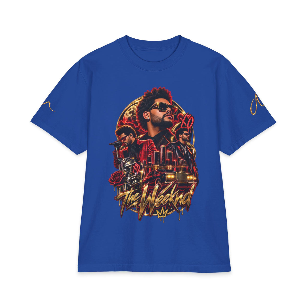 Weeknd Portrait XO Heart T-Shirt | Music Artist Graphic Tee