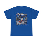 Detroit Basketball Lion Graphic Tee | Motor City D Old English Logo