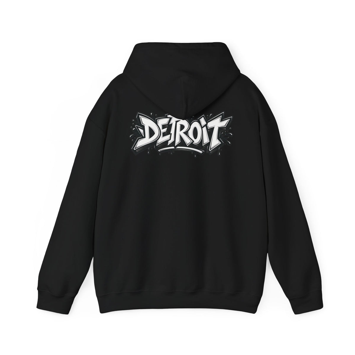 Detroit Graffiti Lion Hoodie | Colorful Street Art Pullover