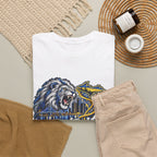 Detroit Michigan Lion Cityscape Graphic T-Shirt